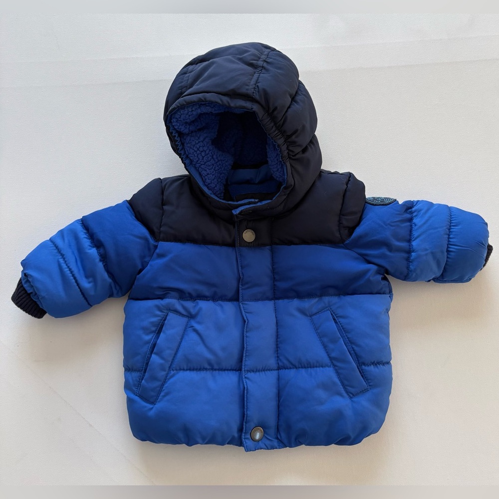 GAP Baby Blue Fleece-Lined Jacket Size 0-6 Months